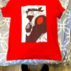 Kakashi - Naruto novelty tee. Size M. Never worn.